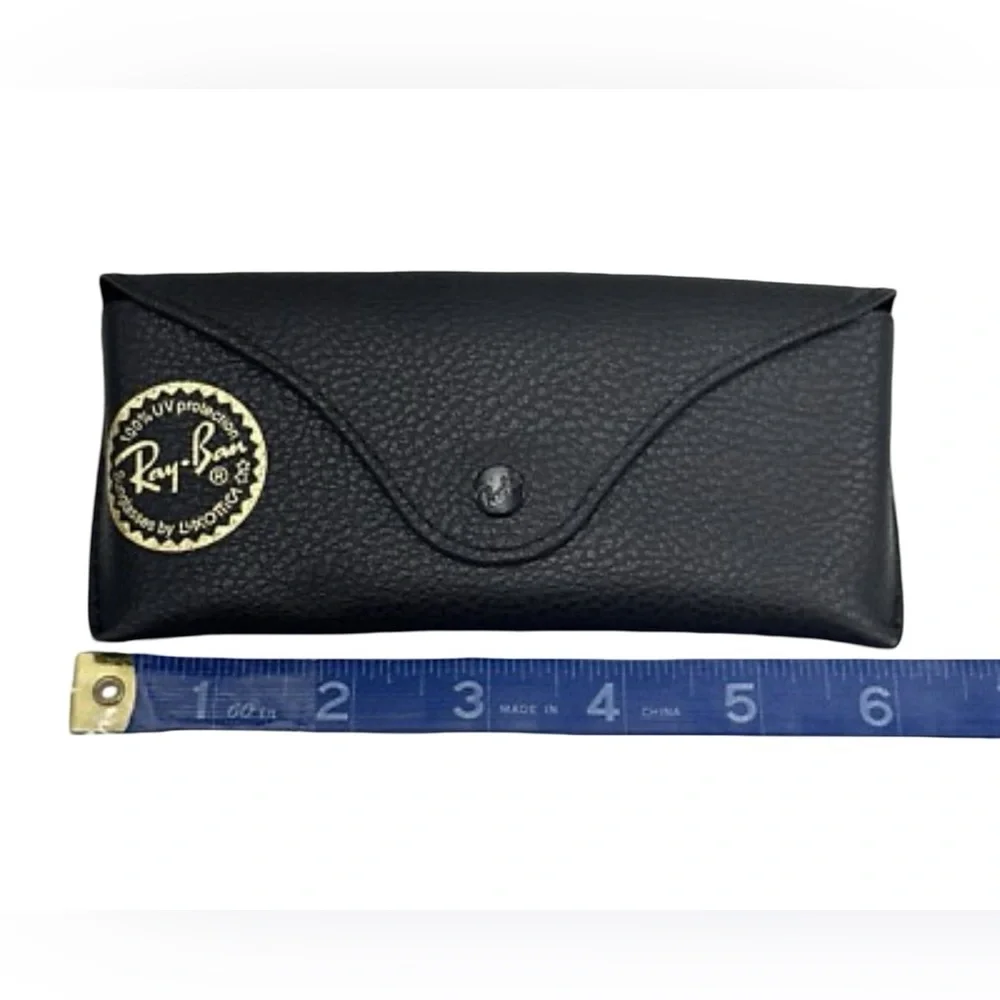 Authentic Ray-Ban Sunglass Eye Glasses Soft Case Gold Logo